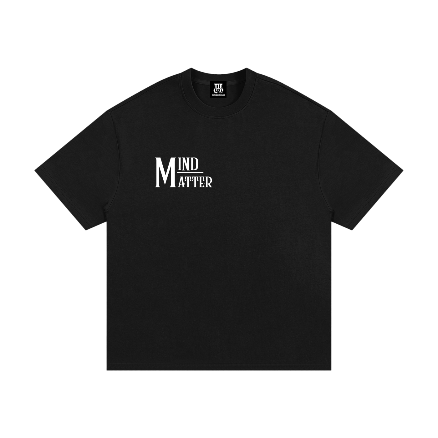 Mind Over Matter- Premium Oversized Front + Back Print Drop Shoulder Cotton T-Shirt