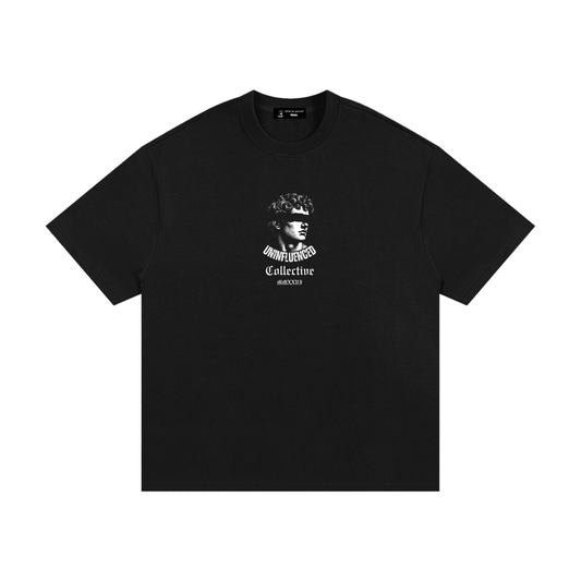 Think For Yourself - Premium Oversized Front + Back Print Drop Shoulder Cotton T-Shirt