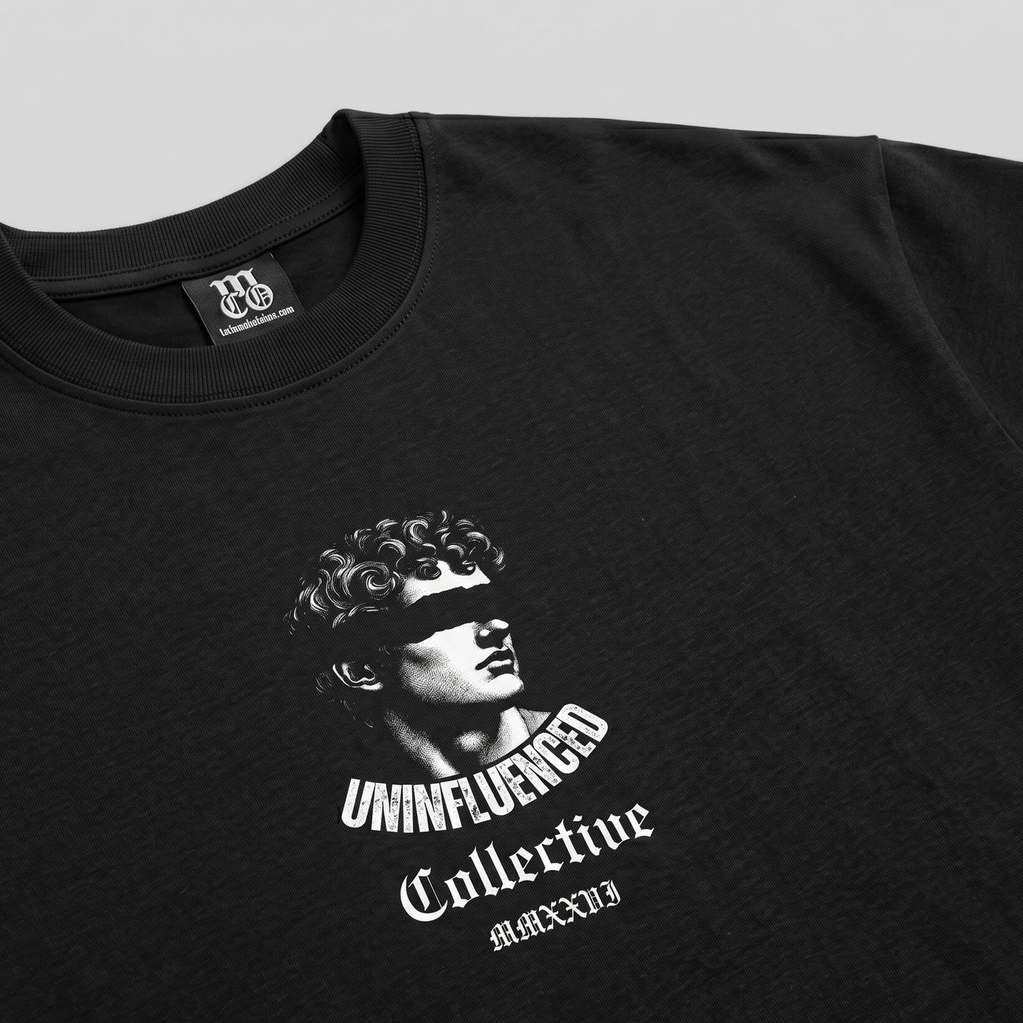 Think For Yourself - Premium Oversized Front + Back Print Drop Shoulder Cotton T-Shirt