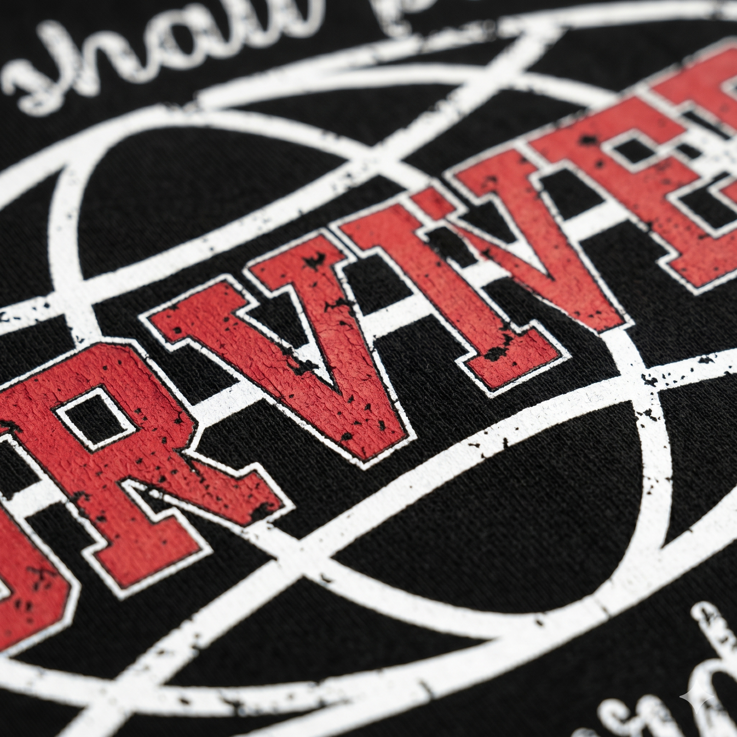 Survived 100% Of Hard Times - Premium Oversized Front + Back Print Drop Shoulder Cotton T-Shirt
