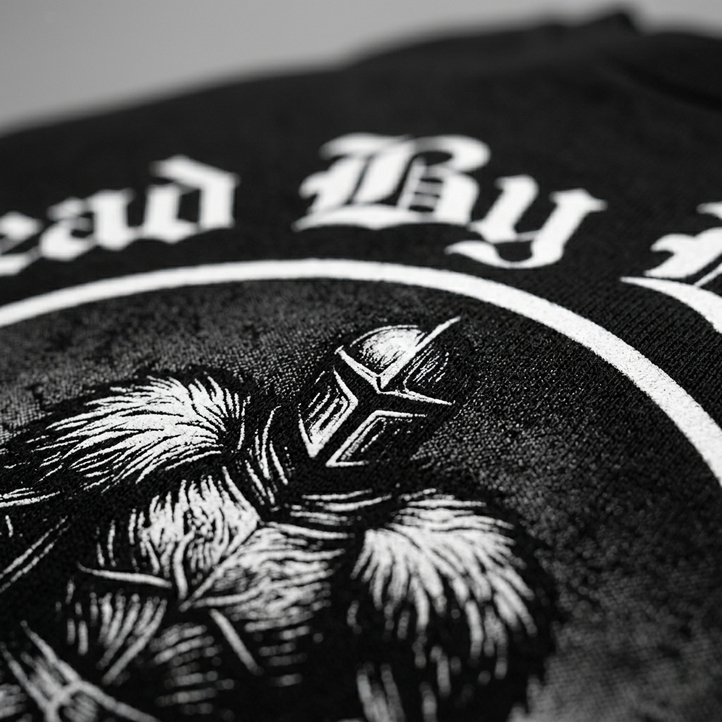 Lead By Example - Premium Oversized Front Print Drop Shoulder Cotton T-Shirt