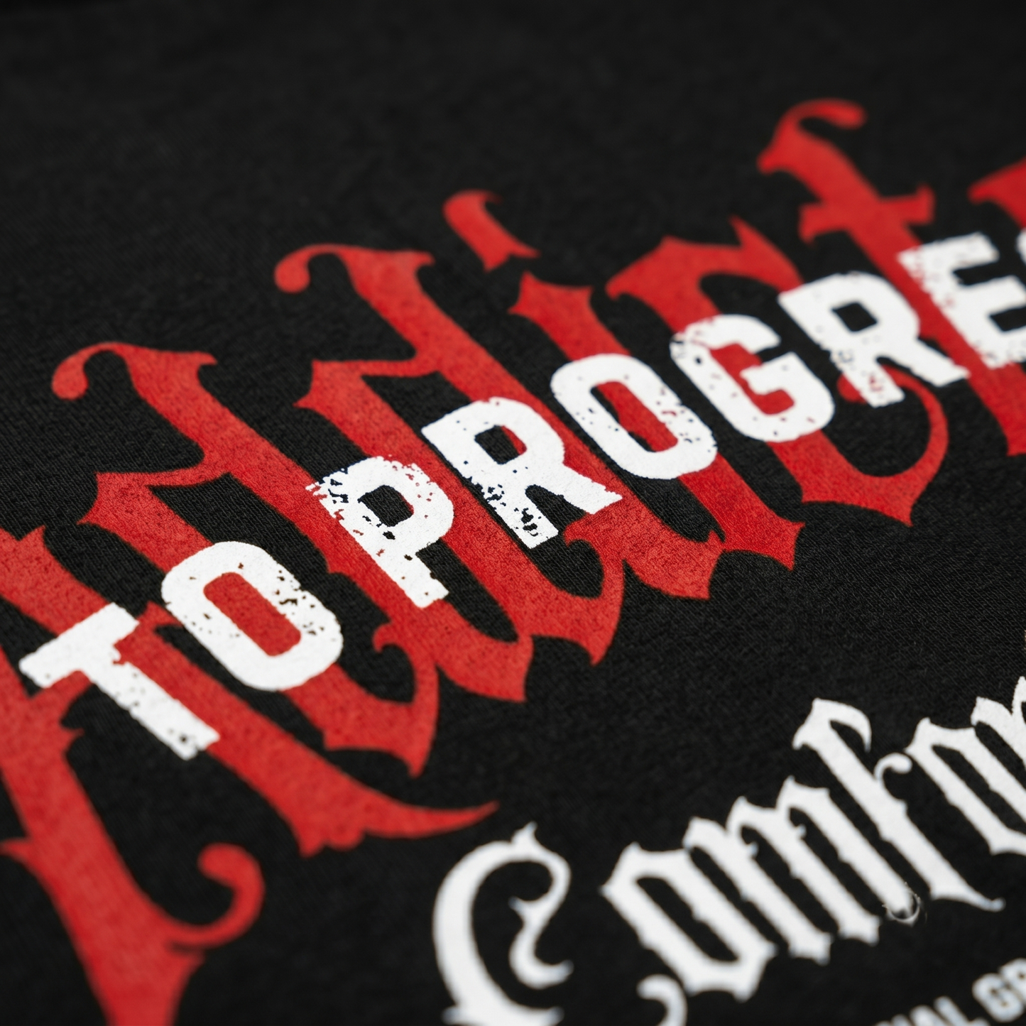 Addicted to progress - Premium Oversized Front Print Drop Shoulder Cotton T-Shirt
